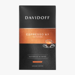 Cafea prajita si macinata 100% arabica Davidoff Espresso 57 Intense 250gr