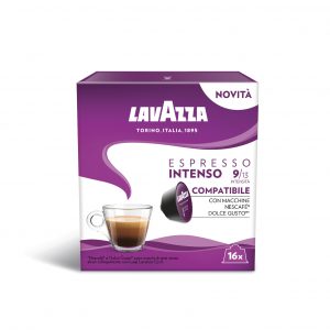 Capsule Lavazza Espresso Intenso, capsule compatibile Dolce Gusto-16 capsule