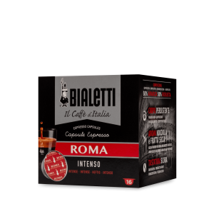 Capsule Bialetti Cafea Roma – Espresso Gusto Intenso – 16 Capsule